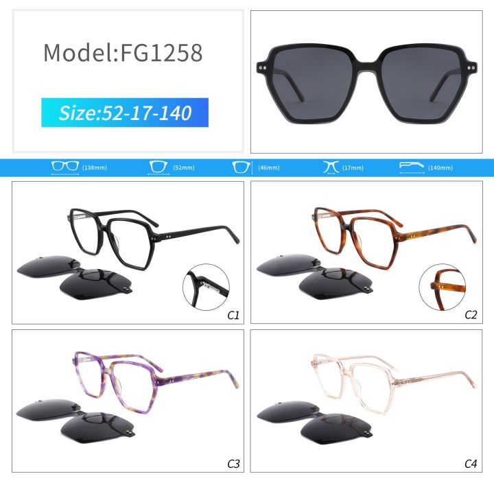 optical-square-polaroid-sun-glasses-men-women-wholesale-bulk-uv400-prescription-acetate-sunglasses-myopia-magnetic-clip-eyewear