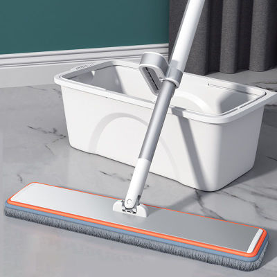 Joybos Floor Mop Microfiber Squeeze Mop Wet Mop With Bucket Cloth Squeeze Cleaning Bathroom Mop For Floor Home Kitchen Cleaner
