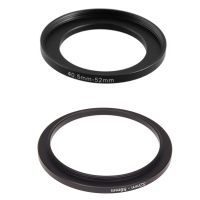 2 Pcs Replacement Metal Filter Step Up Ring Adapter for Camera 40.5mm-52mm &amp; 52mm-58mm