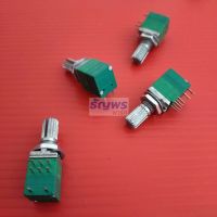 วอลลุ่ม โพเทนชิโอมิเตอร์ Potentiometer VR ปรับค่า 8 ขา B1K ถึง B500K #8 ขา เขียว (1 ตัว)