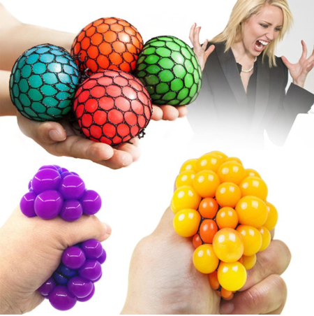 Squishy Ball Toys For Adults And Kids Stress Reliever Toys Pop It Ball ...