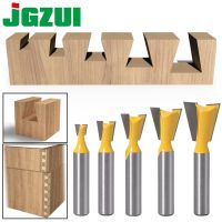 5Pcs 8Mm Shank Dovetail Bersama Router Bit Set 14 Darjah Ukiran Kayu Pemotong Pengilangan Bit สำหรับ Kayu