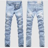 Leap Boy   Man Jeans Male Fashion Designer Brand Elastic Straight Jeans New Men Mid Pants Slim Skinny Men Jeans Stretch Jeans for Man