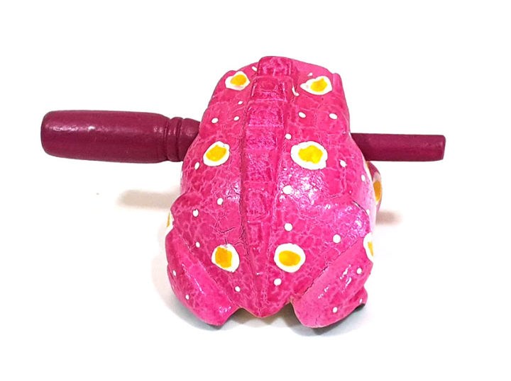 luc-0753-กบสีชมพูลายจุด-ตะไบ-ของเล่นไม้-หุ่นไม้แกะสลักทาสี-ของขวัญ-ของสะสม-ของตกแต่ง-ของเล่น-กบแกะสลัก-กบสีชมพู-เครื่องเล่น-งานแกะสลัก