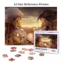 Eren Yeager Attack On Titan Wooden Jigsaw Puzzle 500 Pieces Educational Toy Painting Art Decor Decompression toys 500pcs