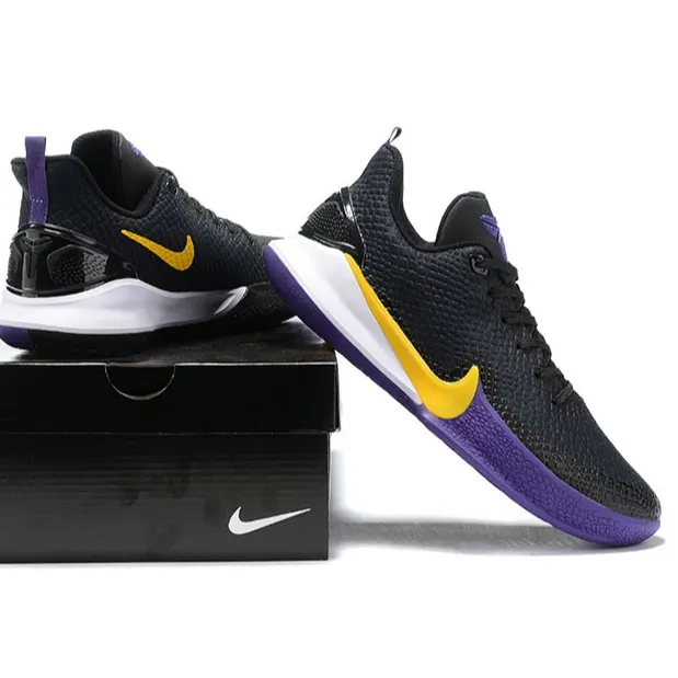 100% Original Nike Kobe Bryant KOBE MAMBA FOCUS Black/Purple/Gold Basketball Shoes For Men Lazada
