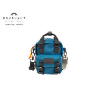 DOUGHNUT BAG : MACAROON TINY GAMESCAPE SERIES : DARK TEAL (กระเป๋าเป้โดนัท น้ำหนักเบา สามารถกันน้ำได้) ( รหัสสินค้า 09316 )