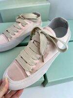 Spanish niche silk and satin four seasons white shoes [French source single] thin strap casual sports shoes soft bottom board shoes women 【QYUE】