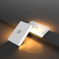 Intelligent Human Body Induction Night Light USB Rechargeable Wall Light Magnetic Suction Bedroom Corridor Cabinet Stairs Light Night Lights