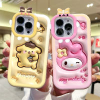 เคส Hp เคส Y16 Y02 VIVO V27E Y55 Y02S Y17 Y22 Y35 Y33S Y21T Y21S Y33S Y11 Y20i Y12 Y51 U10 V25E การ์ตูนน่ารัก Sanrio ซิลิโคนนิ่มฝาครอบโทรศัพท์