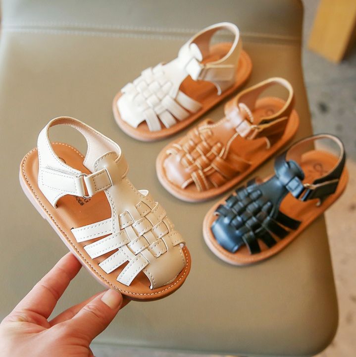 summer-new-kids-sandals-weave-closed-toe-boys-beach-sandals-soft-bottom-baby-girl-shoes-sandles-shs129