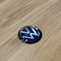 OEM 2010-2018 Volkswagen VW Key Fob Remote Metallic Badge Logo Sticker 12mm