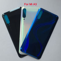 Bateri Belakang untuk MiA3 A3 Xiaomi Mi Belakang Kaca 3D Kembali Perumahan Pintu Kes untuk Xiaomi Mi A3 Belakang Bateri