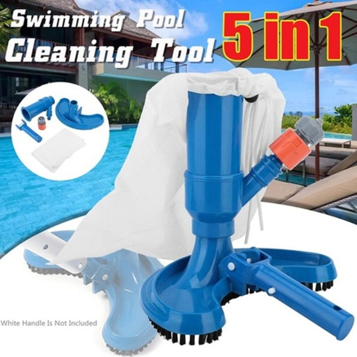 หัวดูดเครื่องทำความสะอาดมือสระว่ายน้ำเครื่องดูดฝุ่นแบบสปริงหัวดูด-air-mancur-kolam-แปรงทำความสะอาดเครื่องดูดฝุ่น