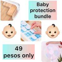 【NATA】 Easy to use 15pcs Baby Protection Safety Bundle Fan Cover Socket Cover and Corner Protector