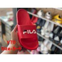 รองเท้าแตะFlLA SIZE.36-45 *มี 5 สี*  รองเท้าแตะ น้ำหนักเบา  มีเก็บเงินปลายทาง รองเท้าแตะผู้ชาย-ผู้หญิง รองเท้าแตะแบบสวม (พร้อมส่ง)