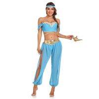 New Aladin And The Magic Lamp Princess Jasmine Cosplay Costume Adult Carnival Party Fancy Dress Up Halloween Costumes