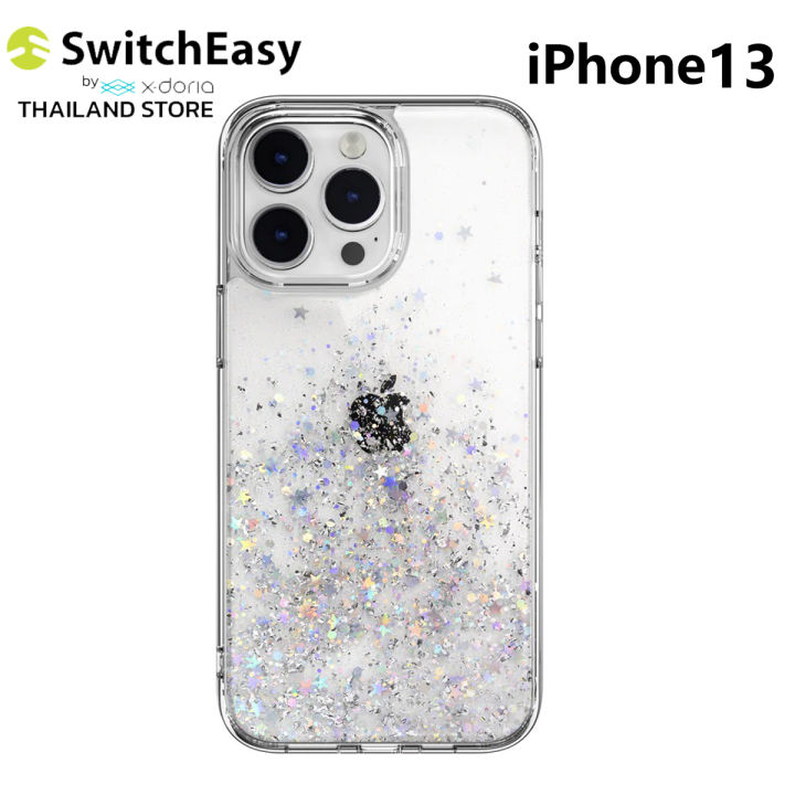 switcheasy-starfield-3d-glitter-เคสกากเพชร-เคสกันกระแทก-ระดับ-1-2-เมตร-เคสไอโฟน13-ของแท้100-iphone13-13pro-13promax