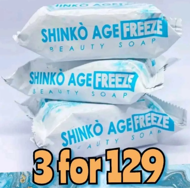 Shinkō Whitening Soap Shinko Age Freeze Beauty Soap 70g Shinko Ice