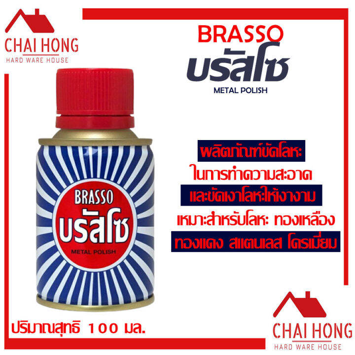 บรัสโซ-brasso-น้ำยา-น้ำยาขัดเงา-น้ำยาทำความสะอาดโลหะ-100-มล-บัสโซ-บัดโซ