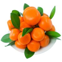 ✣♕ 1Pc Artificial Imitation Fruit False Oranges Branches And Leaves 3-6 Heads Fake Tangerine Display Food Home Party Decor