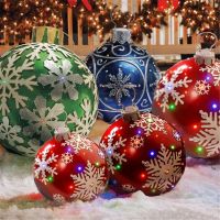 【CW】 60cm Balls Ornaments Xmas Hanging Bauble Pendants New Year Decoration With Air