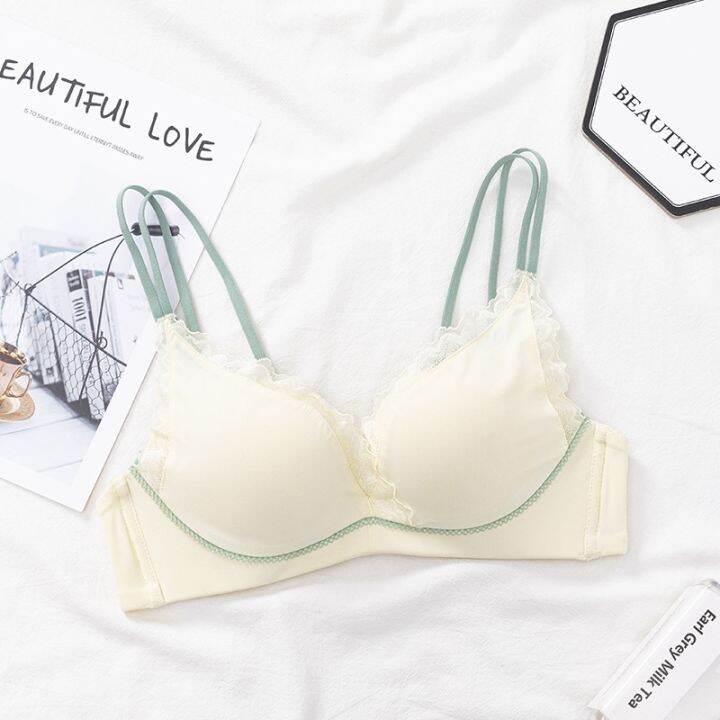 a-so-cute-ชุดชั้นในสตรี39ผลิตภัณฑ์ใหม่-back-gatherpush-up-bras-สำหรับหน้าอกเล็ก-stresspush-up-bra