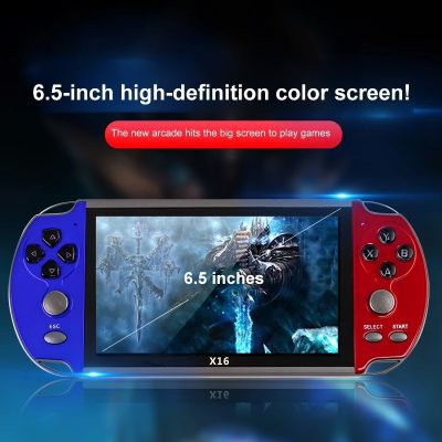 【YP】 Handheld Game Console 6.5 Inch Display 8GB X16 With Built-in 6800 Classic Games
