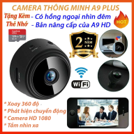 Camera Giám Sát Mini IP Wifi Kết Nối ĐT A9 Plus Hồng Ngoại HD 1080P Máy thumbnail