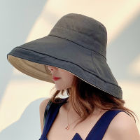 [hot]2022 anti-UV wide Brim cotton linen sun hat for women vacation summer panama foldable bucket hat large brim korean beach sun hat