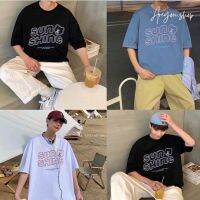 ARE [M～5XL]️เสื้อยืด️SUN-shine คอกลม แขนสั้น แฟชั่นและการพักผ่อน #S74