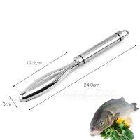 304สแตนเลสขนาดกบมีดโกน Scaler ที่มีการจัดการ Gadgets ครัวภาชนะปรุงอาหาร