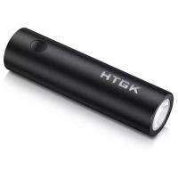 ไฟฉายพร้อมแบบพกพา POWER BANK 5000 Mah. HTGK Portable Charger 5000mAh Power Bank with Flashlight (Black) ทันสมัย คุณภาพเยี่ยม(2365)