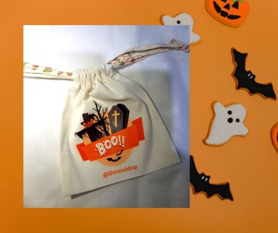 ถุงผ้า ถุงของขวัญ ฮาโลวีน Halloween Gift bag