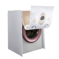 Washing Machine Protection Cover Front-Loading Dry Machine Dryer Vent Cover With Zipper Water Resistant Washing Machine