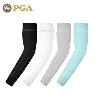 แขนกอล์ฟ PGA และผ้าไหมน้ำแข็งครีมกันแดดผ้าของแขน Raglan ฤดูร้อนความรู้สึกเย็น UV ขยายความต้านทานการลื่นไถล