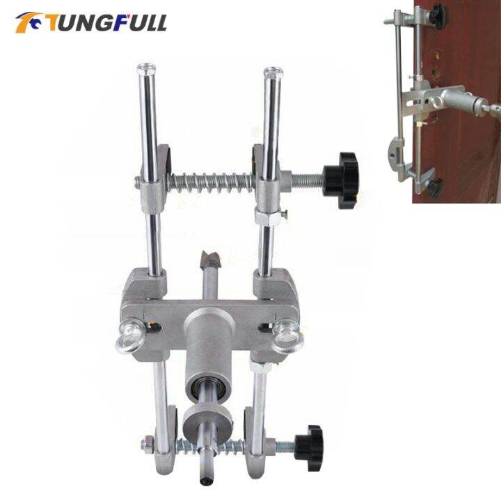 【LZ】 Wooden Door Lock Hole Opener Slotting Machine Mortiser Kit Slotter