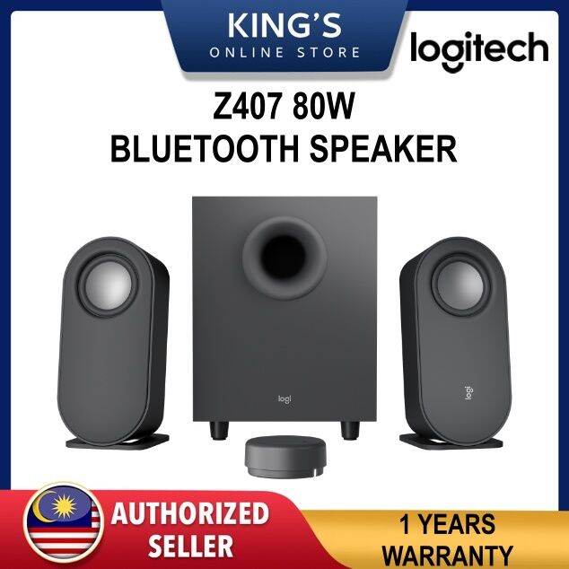 Logitech Z407 Bluetooth® Computer Speakers With Subwoofer And Wireless Control Lazada 9957