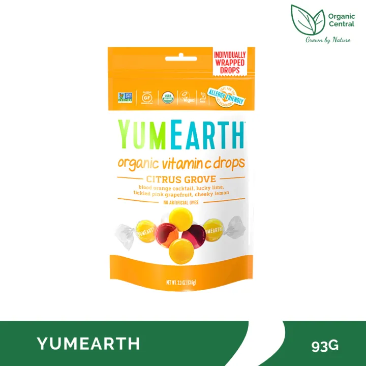 YumEarth Organic Vitamin C Drops Citrus Grove 93.6g Lazada PH