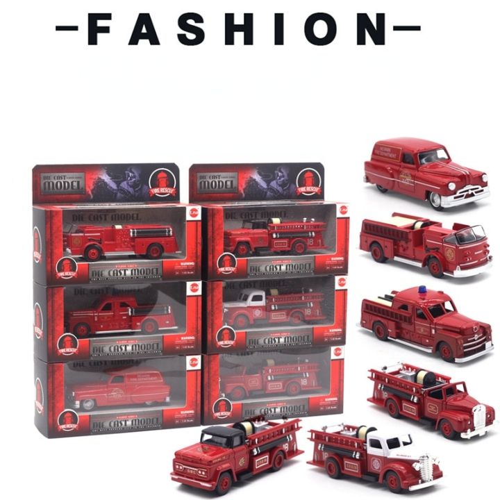 random-1pcs-of-6-models-1-43-alloy-retro-fire-truck-model-children-gift-toy-car-fidget-toys-kids-toys-boys-model-car-train