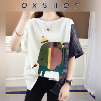 QXshop ? ? โอ๊ยงานคือเริสมาก เสื้อคอกลมสกรีนลายช้างน้อยสุดน่ารัก เหมาะกับใส่ไปเที่ยวมากเลยนะจ๊ะสาวๆ?