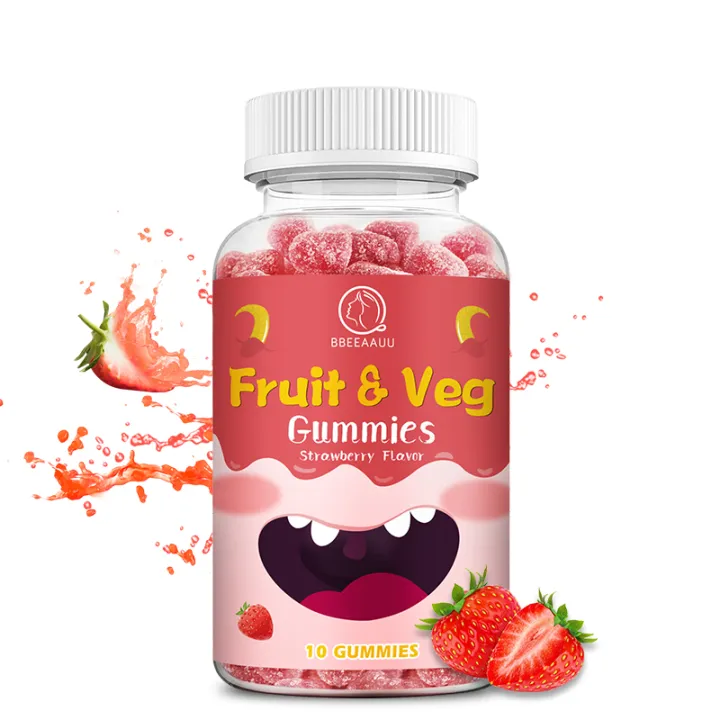 Strawberry Gummy VitaminRich Strawberry Gummy Boosts Memory and Boosts