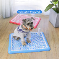 Supplies Toliet Training Plastic With Pillar Toilet Mat Training Potty Dog Pad Tray Toilet Training Urinary Trainer Pee Pad