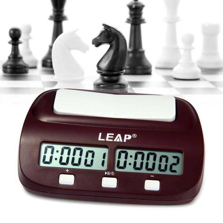 Professional LEAP PQ9907S Digital Chess Clock Count Up Down Chess Timer