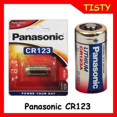 ของแท้ 100% Panasonic Lithium Battery CR123 3V