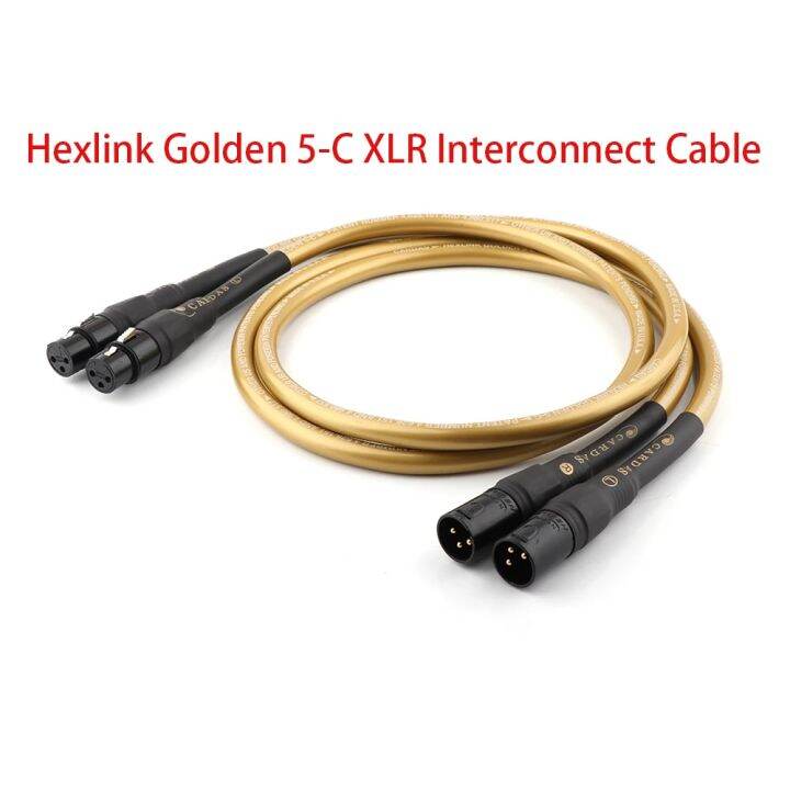 2 High Quality HIEnd Hexlink En 5C XLR Interconnect Audioquest