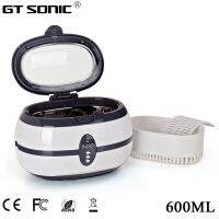 GTSONIC Ultrasonic Cleaner Bath 600ML 35W 40kHz for Jewellry Watch Rings Glasses Manicure Nail Stones Cutters Dental Razor Brush