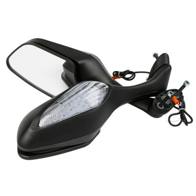 กระจกมองหลังรถจักรยานยนต์เปิดสัญญาณสำหรับฮอนด้า CBR 1000 RR 1000RR CBR1000RR 2008-2012 2009แบบบูรณาการ LED อุปกรณ์เสริมกระจก