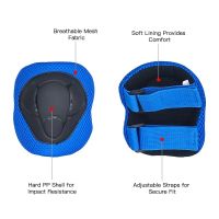 【LZ】 Set Childrens Roller Skating Protective Equipment Skateboard Balance Bike Elbow Pads Knee Pads Riding Helmet Wrist ProtectionTH