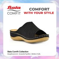 Bata COMFIT รองเท้าลำลองมีส้น SLIP ON แบบสวม สีชมพู รหัส 6615330 / สีดำ รหัส 6616330 Ladiescomfort Fashion